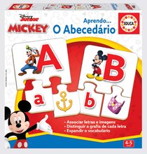 Puzzle Literele alfabetului Mickey Educa 78 piese în portugheză de la 4 ani EDU19373