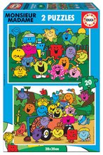 Puzzle Monsieur Madame Educa 2x20 piese