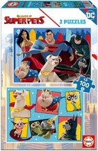 Puzzle DC League of Superpets Educa 2x100 darabos 4 évtől