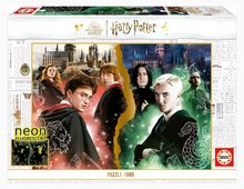 Puzzle Harry Potter 2 Neon Educa 1000 piese și lipici Fix EDU19489