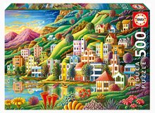 Puzzle Hidden Harbor Educa 500 piese și lipici Fix