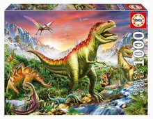 Puzzle Jurassic Forest Educa 1000 piese și lipici Fix
