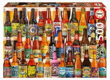 Puzzle Craft Beers Educa 500 piese și lipici Fix