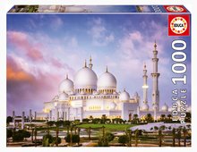 Puzzle Sheikh Zayed Grand Mosque Educa 1000 piese și lipici Fix