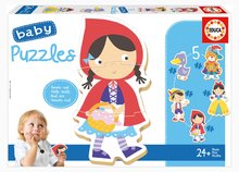 Puzzle pro nejmenší Once upon a time Baby Puzzles Educa 5obrázkové od 24 měsíců