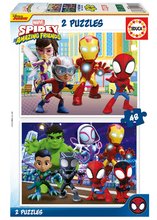 Puzzle Spidey & his Amazing Friends Educa 2x48 dielov od 4 rokov