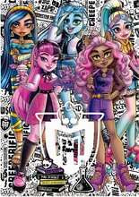 Puzzle Monster High Educa 500 dielov a Fix lepidlo od 11 rokov EDU19702