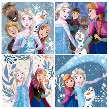 Puzzle Frozen Disney Progressive Educa 12-16-20-25 piese de la 3 ani EDU19735