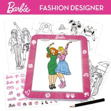 Kreatívne tvorenie s tabletom Fashion Designer Barbie Educa Vytvor si módne návrhy bábik 4 modely od 5 rokov EDU19825