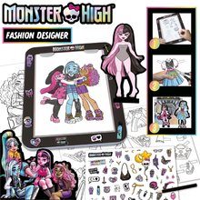 Kreatívne tvorenie s tabletom Fashion Designer Monster High Educa Vytvor si módne návrhy bábik 4 modely od 5 rokov EDU19826