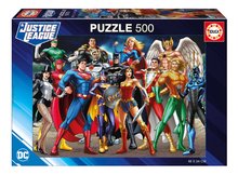 Puzzle Justice League DC Comics Educa 500 dílků a Fix lepidlo