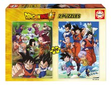 Puzzle Dragon Ball Educa 2 x 500 dílků a Fix lepidlo