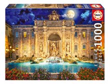 Puzzle Fontana Di Trevi Rome Educa 1000 darabos és Fix ragasztó 11 évtől EDU19923
