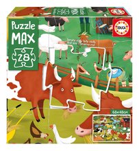 Puzzle Farma MAX Educa 28 nagy elem 3 évtől EDU19955