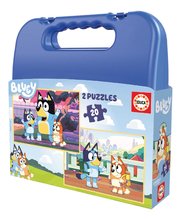 Puzzle kofferben Bluey Case Educa 2x20 darabos 3 évtől EDU19966