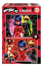 Puzzle Miraculous Ladybug Educa 2x48 darabos 3 évtől EDU19968