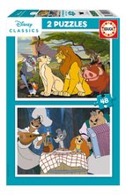 Puzzle Animals Disney Educa 2x48 darabos