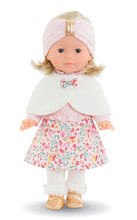 Bábika s pelerínou Ma Corolle Priscille Blossom Winter Corolle s modrými očami 36 cm - limitovaná edícia od 4 rokov
