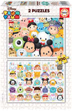 Dětské puzzle Disney Tsum Tsum Educa 2x100 dílků od 5 let