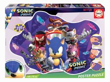 Puzzle poszter Sonic Prime Educa 250 darabos 4 évtől EDU20026