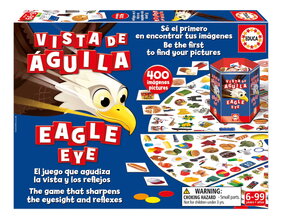 Spoločenská hra Orlí zrak My first Eagle Eye Educa 400 obrázkov v angličtine a španielčine od 6 rokov EDU20043