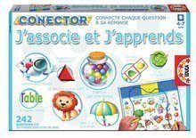 Joc educativ Conector J'associe et J'apprends Educa 242 întrebări în franceză de la 4 ani