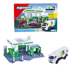 Garáž čerpacia stanica s umývačkou BP Petrol Station Majorette so 6 parkovacími miestami a autíčkom od 5 rokov MJ2006001