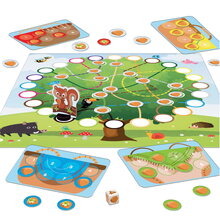 Joc de societate Colectarea nucilor Think 1,2,3 Nuts Educa pentru 2-4 jucători în spaniolă, engleză, franceză și portugheză de la 4 ani EDU20083