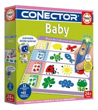 Spoločenská hra Učíme sa s obrázkami Baby Conector Educa s inteligentným perom so zvukom a svetlom v španielčine od 4 rokov EDU20087