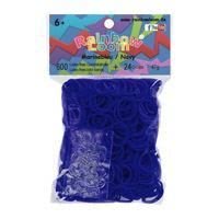 Elastice originale Rainbow Loom transparente cu 600 bucăţi, albastru închis de la 6 ani