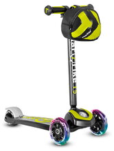 Háromkerekű roller világító kerekekkel és hátizsákkal T5 Green smartrike állítható kormánnyal 50 kg teherbírással ST2011104