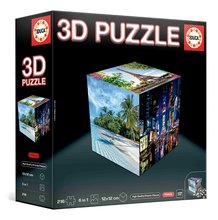 Puzzle cestovateľské 3D Cube Travel Educa 216 dielov od 8 rokov