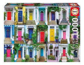 Puzzle Gates of Notting Hill Educa 1000 dielov a Fix lepidlo
