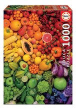Puzzle Colourful Vitamins Educa 1000 dielov a Fix lepidlo od 11 rokov EDU20178