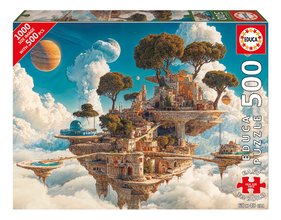 Puzzle Kingdom of Clouds Educa 500 dielov a Fix lepidlo