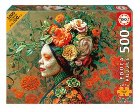 Puzzle Lizard Queen Educa 500 dielov a Fix lepidlo