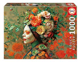 Puzzle Lizard Queen Educa 1000 dielov a Fix lepidlo