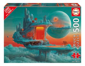 Puzzle Planet of Fire and Ice Educa 500 dielov a Fix lepidlo