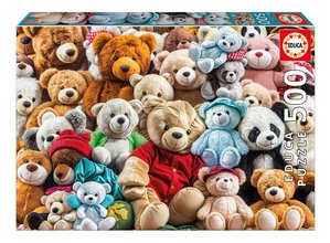 Puzzle Teddy Bears Educa 500 dielov a Fix lepidlo
