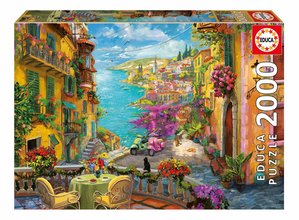 Puzzle Spanish Coffee Educa 2000 dielov a Fix lepidlo