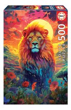 Puzzle Majestic Look of the Lion Educa 500 dielov a Fix lepidlo