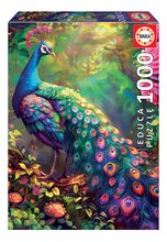 Puzzle Peacock Garden Educa 1000 dielov a Fix lepidlo