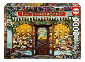 Puzzle The Fine Cheese Shop Educa 2000 dielov a Fix lepidlo
