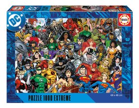 Puzzle Justice League Extreme Educa 1000 dielov a Fix lepidlo