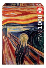 Puzzle The Scream Edvard Munch Educa 1000 dielov a Fix lepidlo