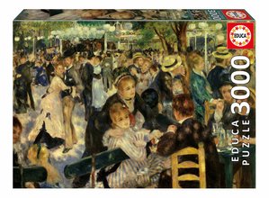 Puzzle Dance at the Moulin De La Galette Educa 3000 dielov
