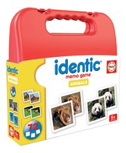 Pexeso v kufríku Identic Memo Game Animals Educa pamäťová hra 72 kariet od 6 rokov