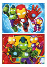 Puzzle Iron Man and His Awesome Friends Educa 2x48 dielov od 4 rokov
