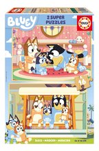 Dřevěné puzzle Bluey Educa 2 x 16 dílků