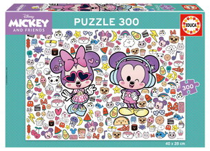 Puzzle Kawaii Disney Mickey & Friends Educa 300 darabos 8 évtől